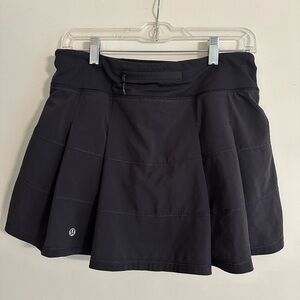 Lululemon Pace Rival Black Skirt Size 6